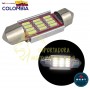 BOMBILLO TIPO FUSIBLE BLANCO LED 36MM 300LM 12V