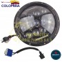 FARO DE LUJO 7 PULGADAS ALTAS Y BAJAS AMARILLO 5000LM 9-36V