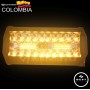 EXPLORADORA 40 LED FIJA FLASH BLANCA AMBAR  10800LM 9-36V