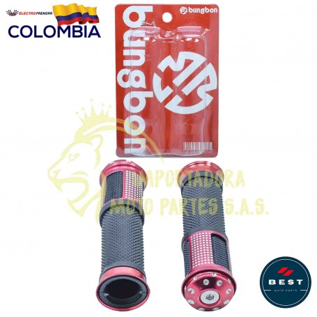 MANGOS X2 PARA MOTO DE LUJO DE COLOR ROJO BEST