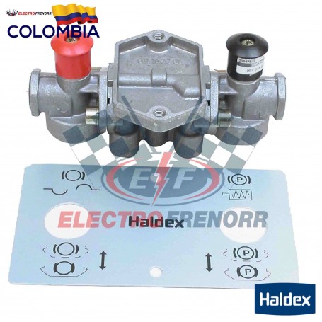 PARK + SHUNT VALVE COMBINED HALDEX Parqueo, Pivote, MV3, PP1, PP7, Palancas