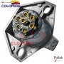 SWITCH LUCES 7 VIAS TRAILER CON TAPA HEMBRA ENCHUFE PLUGS CERRADOS POLLAK