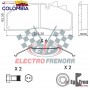 PASTILLAS DE FRENO RENAULT DAF  AS BLU EGE FREN