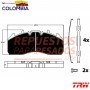 PASTILLAS DE FRENO VOLVO B12 - TRW