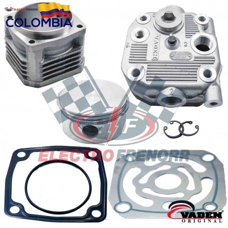 CULATA- BLOQUE- PISTON Y ANILLOS COMPRESOR MERCEDES BENZ 3335 VADEN