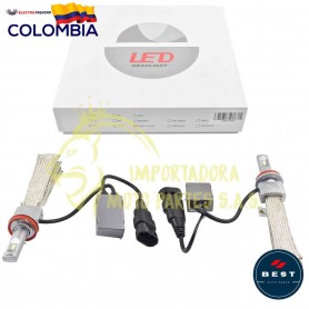 BOMBILLO  H11  LED CON DISIPADOR  12-24 VOLT