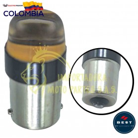 BOMBILLO LED DIRECCIONAL COB FLASH COLOR AMBAR 12V BEST