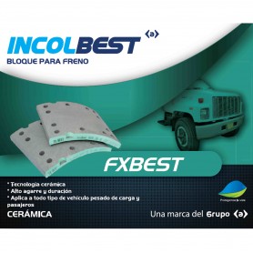 JUEGO BLOQUES DE FRENO 9217 (XD) FORMULACION FXBEST INCOLBEST