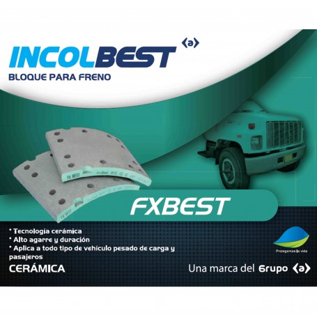 JUEGO BLOQUES DE FRENO 9217 (XD) FORMULACION FXBEST INCOLBEST