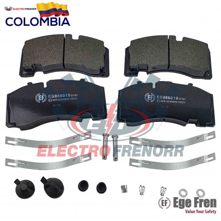 PASTILLAS DE FRENO TRUCKLINE 29171 MERCEDES  SAF BPW EGE FREN