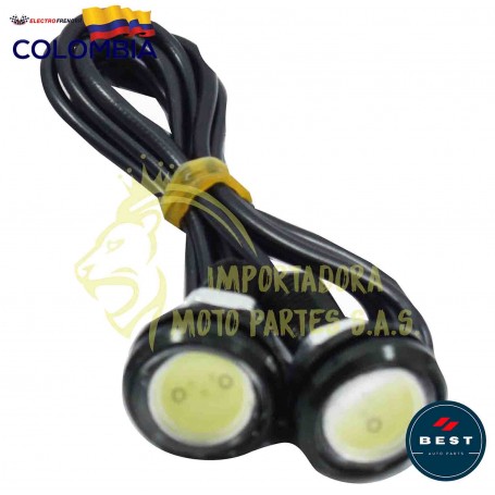 EXPLORADORA LED PARA CARRO X2 COLOR BLANCO BEST