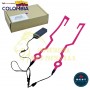LUCES PARA CASCO DE MOTO - DISEÑO CUADRADO COLOR MORADO BEST