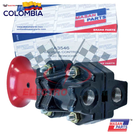 VALVULA CONTROL BAJO MONO - A3546-MASAN-PARTS MASAN PARTS Electroválvulas, Bajo, Manos, Control, Caja, Silla, Volco, Corneta,...