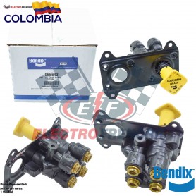 VALVULA PP-DC UN BOTON CARCAZA 2 BOTONES BENDIX