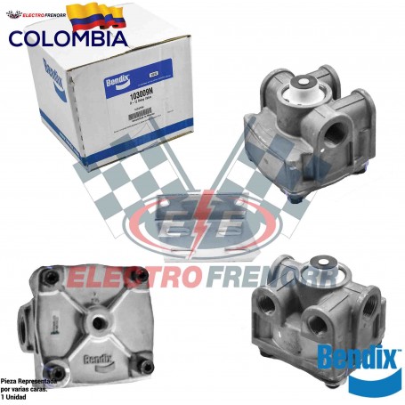 VALVULA RELAY R12 HORIZONTAL BENDIX
