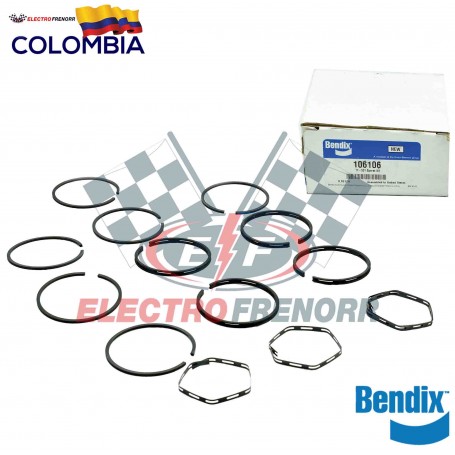 ANILLOS COMPRESOR TUFLO 501 EN 0.10 BENDIX