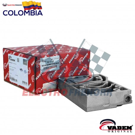 CULATIN COMPRESOR X-15 KW MODELO NUEVO VADEN Culatas y Culatines 02