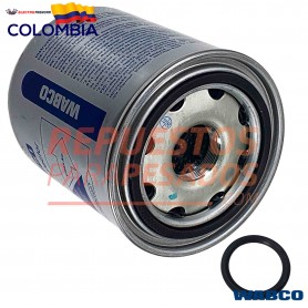 FILTRO SECADOR APLICA TODOS 4329012231 ROSCA M39X1.5 GRIS ACEITE  AGUA WABCO