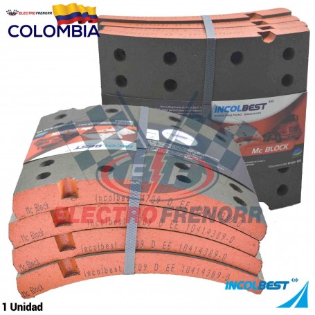 JGO BLOQUES DE FRENO 4709 (D) FORMULACION MCBLOCK INCOLBEST