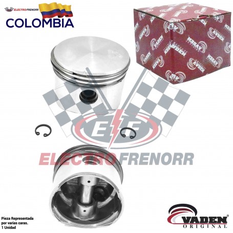 PISTON COMPRESOR 75 MM EN 20 BULON PEQUENO VADEN