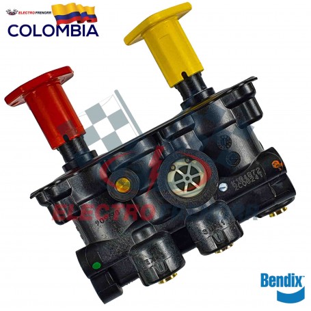 VALVULA CONTROL MV-3 CON RACORES PTC 3-8 BENDIX