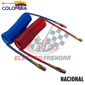 MANGUERAS TRAILER 15 PIES AZUL Y ROJA NACIONAL