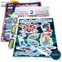 HOJA X30 PCS DE CALCOMANIAS PARA CARRO O MOTO BEST