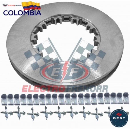 DISCO FRENO KW T660 T800  TRASERO Y DELANTERO BEST