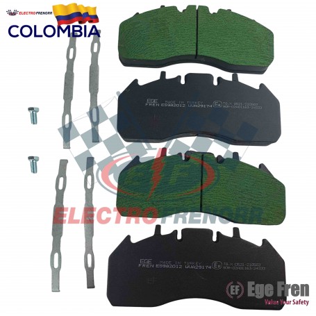 PASTILLAS DE FRENO VOLVO B12- BLU  EGE FREN