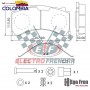PASTILLAS ACTROS TRASERA- KW- INTER PROSTAR- BLU EGE FREN