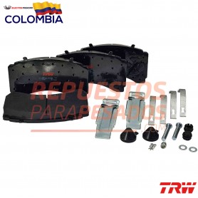 PASTILLAS DE FRENO MERCEDES BENZ ACTROS/ATEGO TRASERAS  TRW