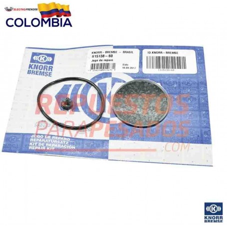 JUEGO REPARACION VALVULA DESCARGUE TODOS-KNORR