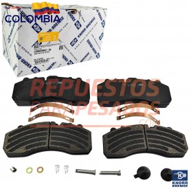 JUEGO PASTILLAS SCANIA MBENZ VOLVO KNORR