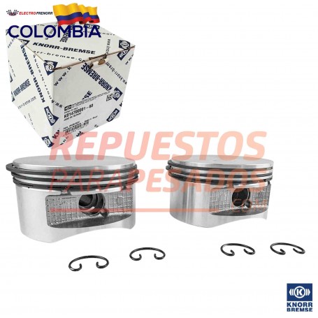 2 PISTONES COMPRESOR SCANIA KNORR (86mm)