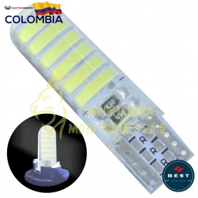 BOMBILLO COCUYO 12 LED FIJO COLOR BLANCO 12V BEST
