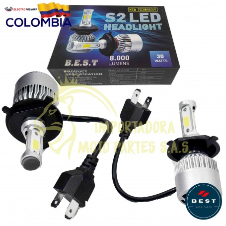 BOMBILLO H4 LED X2 12-24V BEST