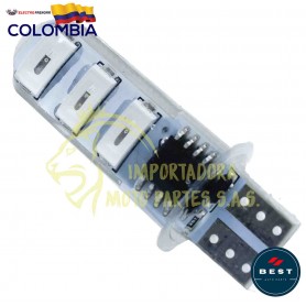 BOMBILLO LED COCUYO CON FLASH COLOR ROJO 12V BEST