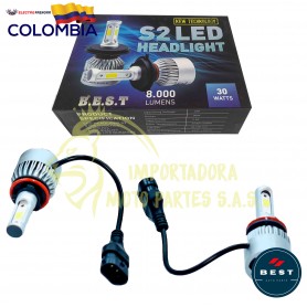 BOMBILLO H11 LED X2 COLOR BLANCO 12-24V BEST