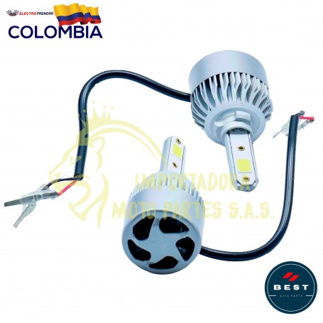 BOMBILLO H1 LED X2 COLOR BLANCO 12-24V BEST