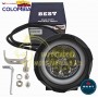 EXPLORADORA LED OJO DE ANGEL CIRCULAR FIJA + FLASH COLOR BLANCO- AZUL  9-36V BEST
