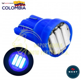 BOMBILLO LED DE TABLERO COLOR AZUL 12V BEST