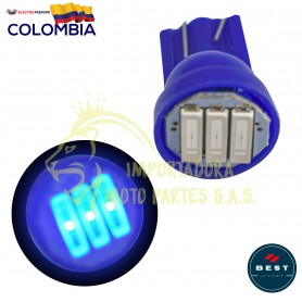 BOMBILLO LED DE TABLERO COLOR AZUL 24V BEST