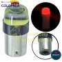 BOMBILLO LED FRENO COB FIJA + FLASH COLOR ROJO 24V BEST