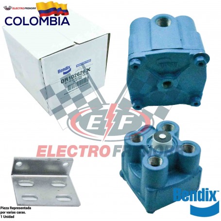 VALVULA RELAY R12 VERTICAL REMANOFACTURADA BENDIX