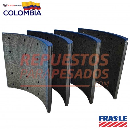 JUEGO DE BLOQUE DE FRENO DELANTERA SCANIA FRASLE