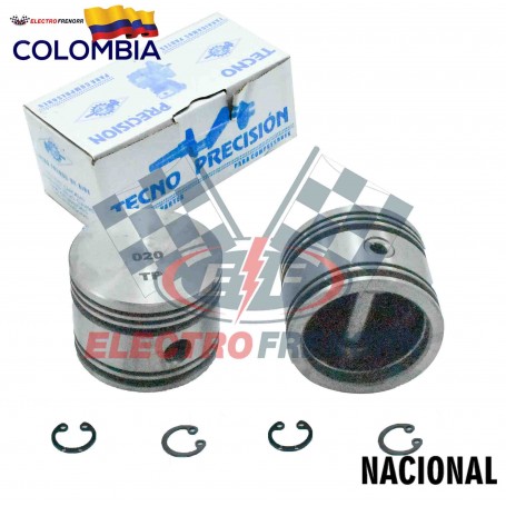 JUEGO DE PISTONES TUFLO 750 EN 020 NACIONAL