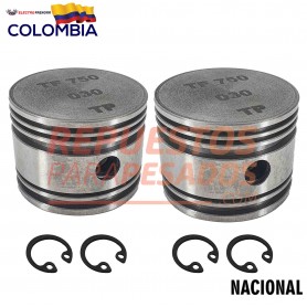 JUEGO DE PISTONES TUFLO 750 EN 030 NACIONAL
