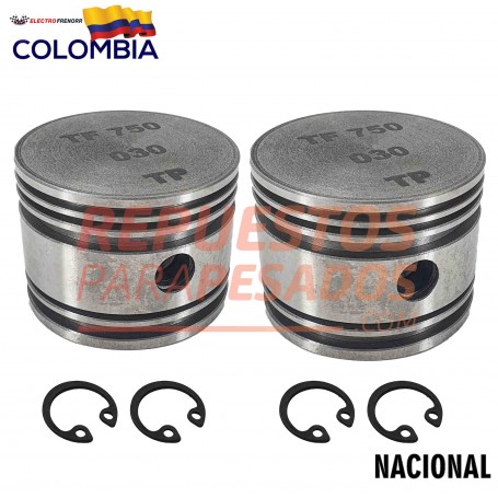JUEGO DE PISTONES TUFLO 750 EN 030 NACIONAL