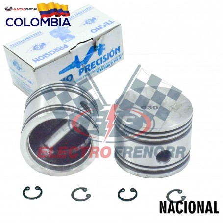 JUEGO DE PISTONES COMPRESOR 13 PIES EN 30 NACIONAL