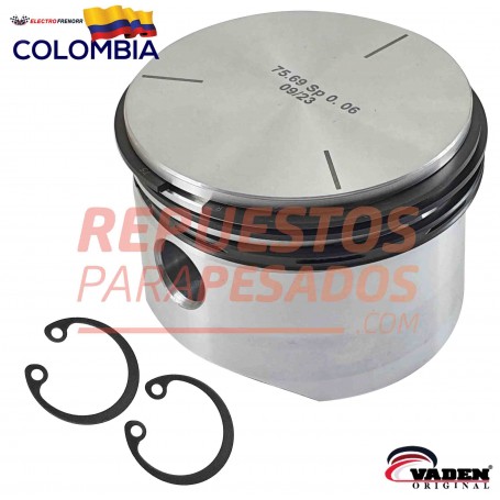 PISTON 75 MM EN 0-30 BULON DELGADO VADEN